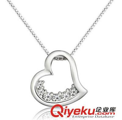 璀璨心意之選 925純銀小愛心鑲鉆鎖骨鏈，工廠直供的生日好禮